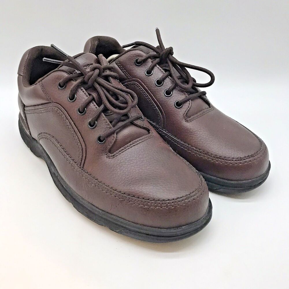 Rockport Ridgefield Eureka Oxford K71201 Men's 11.5M Brown Lace Up Leather Shoes